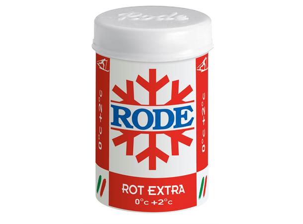 Rode Tørrvoks Rød Extra Festevoks for fuktig snø. 